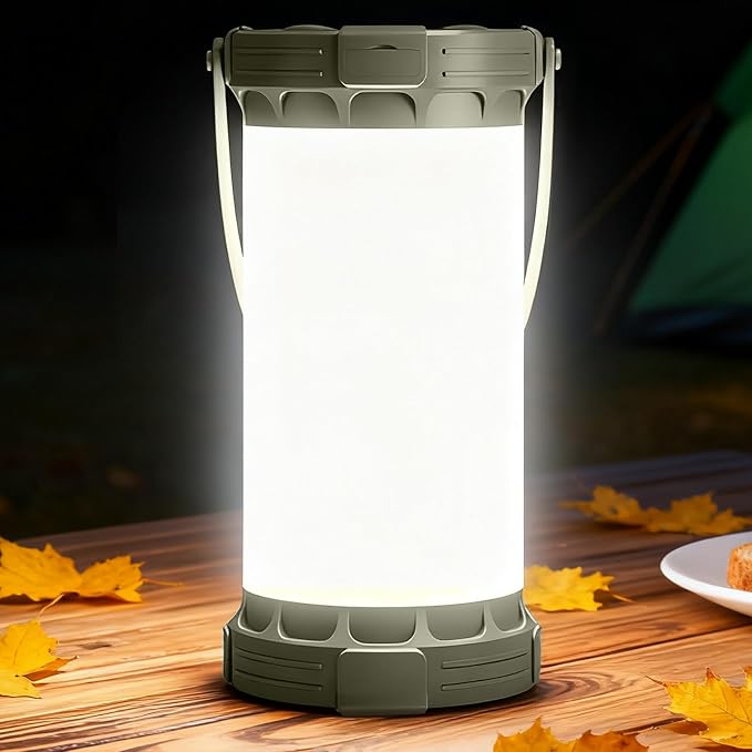 Glocusent 135 LED Ultra Bright Camping Lantern, 5000mAh Camping Lights by GLOCUSENT