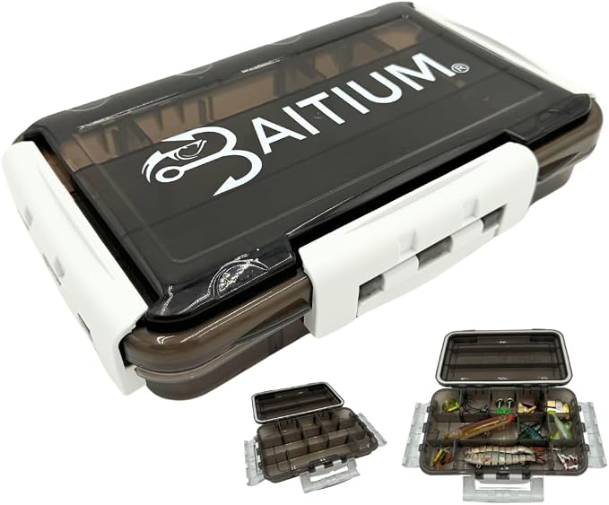 Baitium XTRAseal Waterproof Fishing Tackle Box Organizer, Tackle Boxes by Baitium