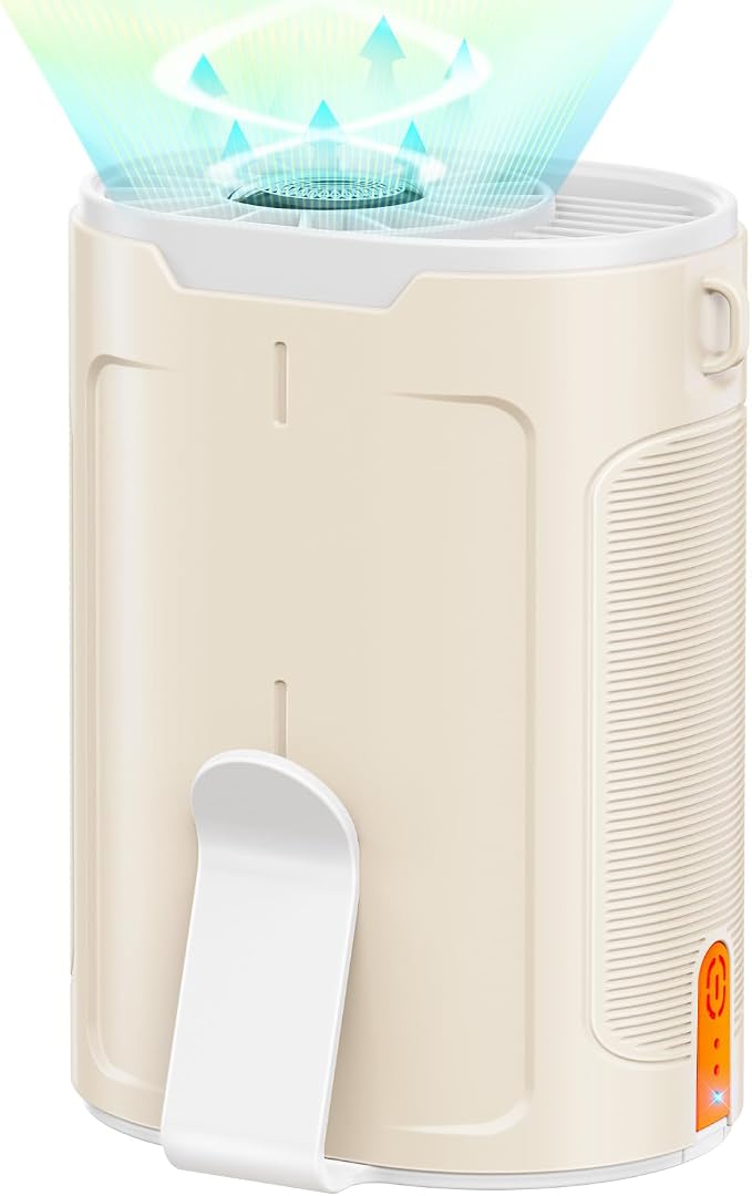 Heelkl 2026 AI Portable Fan Rechargeable, 4 Speeds Strong Airflow, Personal by Unknown