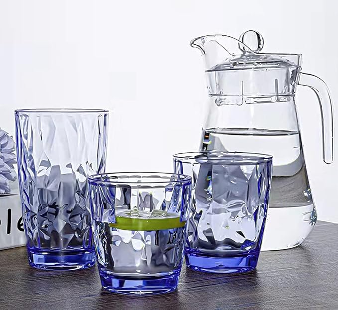 15Oz Shatterproof Tritan Drinking Glasses Unbreakable Acrylic Glasses Drinkware - Image 8
