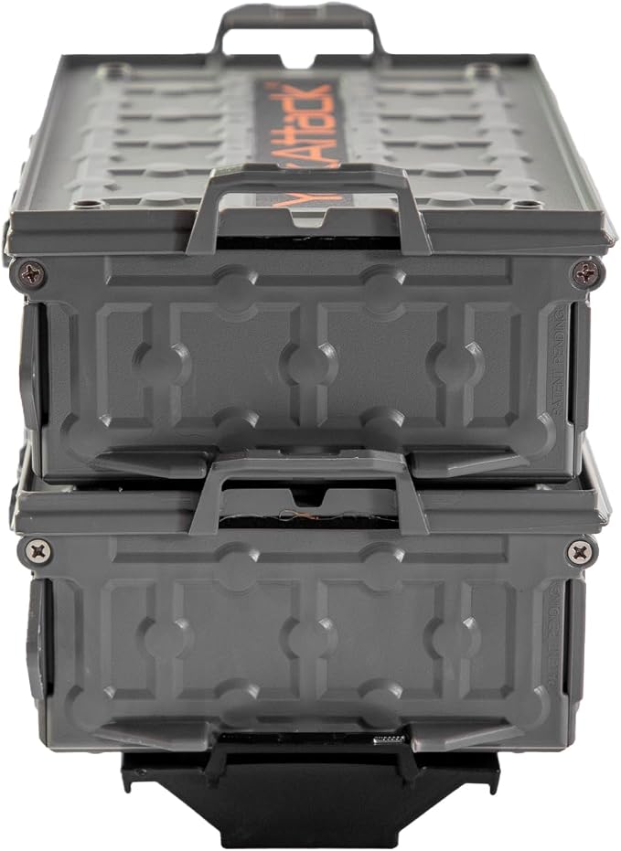 YakAttack TracPak Combo Kit – Battleship Grey | 2 Stackable Storage Boxes + - Image 6