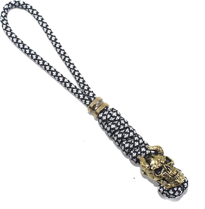 Knife Lanyards with Brass Beads, Paracord Lanyard, Tactical Lanyard - Image 2