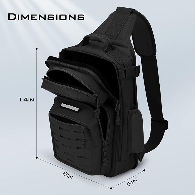 KastKing BlowBak Tactical Sling Tackle Bag-Lightweight Fishing Backpack Storge - Image 3