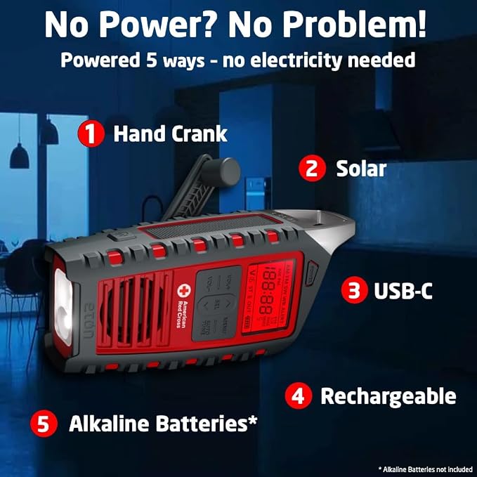 Eton Odyssey Multi-Powered All-Band Bluetooth Emergency Radio - Image 4