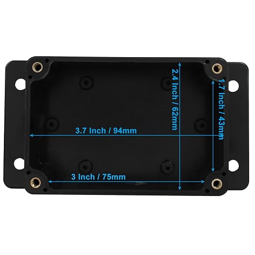 1 Pack Junction Box, 4 x 2.7 x 2 Inch IP65 Waterproof Project Box, ABS Plastic - Image 4