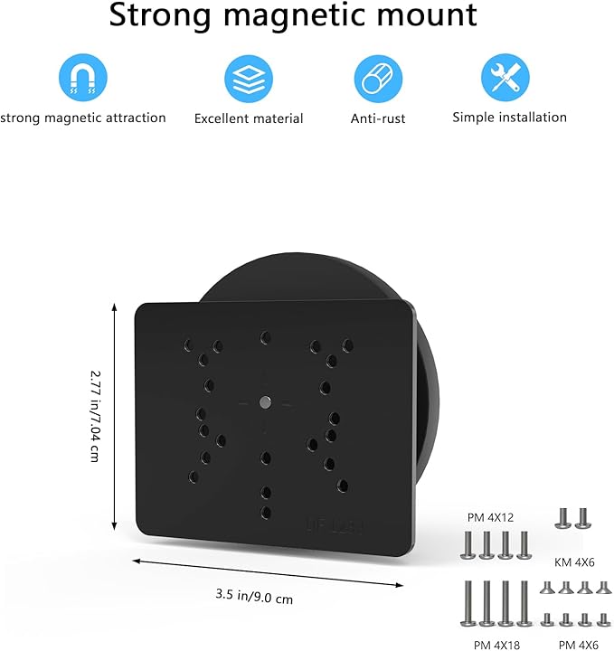 Magnetic Mount for AOSU D1 SE/Lite/Max, Reolink Argus 3MP/4MP/5MP/2K, SEHMUA 2K - Image 2