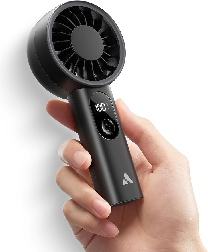 Aecooly Mighty Portable Fan, Powerful Handheld Fan, USB Rechargeable, Mini by Aecooly