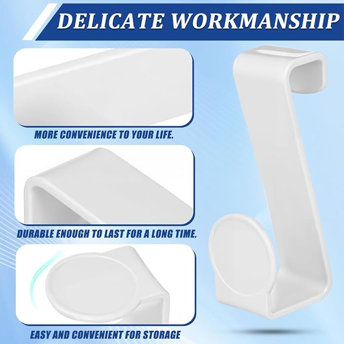 2Pcs Potty Seat Hooks, Washer Specific Z-Shaped Toilet Storage Hooks - Image 3