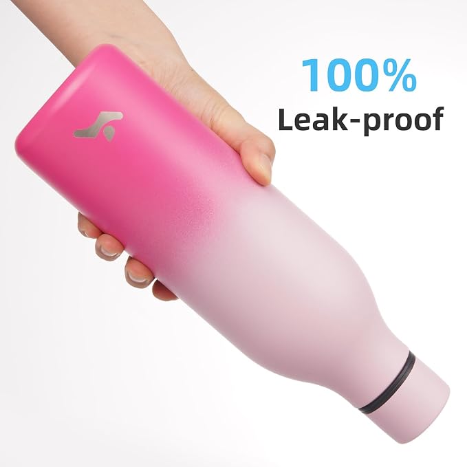 Insulated Water Bottle with Strap, 25 oz Double Wall Stainless Steel Vacuum - Image 5