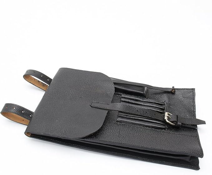 German WWII M1935 Leather Dispatch and Map Case - Image 4