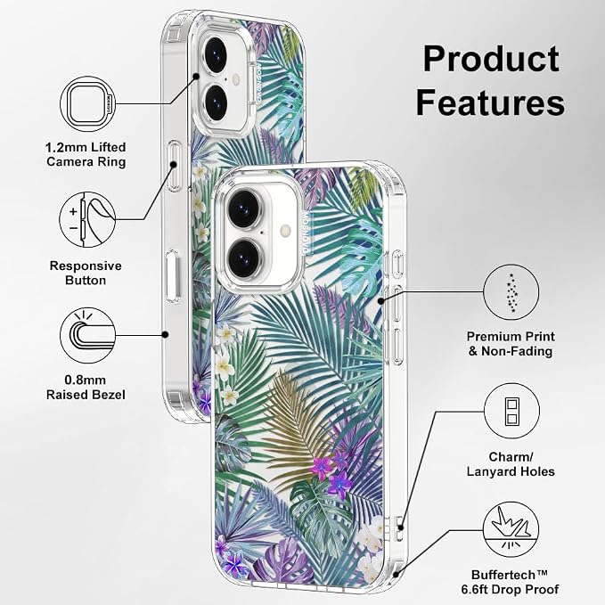 MOSNOVO for iPhone 17 Case | Military Grade 6.6ft Drop Tested | Camera Control - Image 7