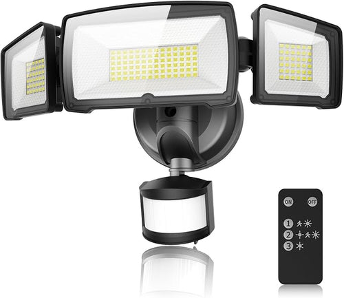 100W LED Security Lights, 11000LM Hardwired Flood Lights by MAGAGUVU