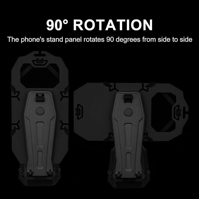 90 Degree Rotataion Tactical Plate Carrier Vest Attachments Universal Phone - Image 3