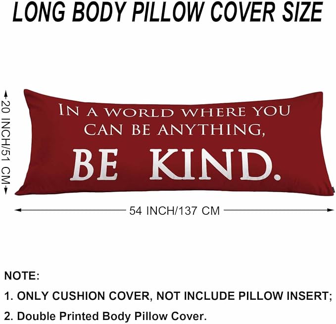 Inspirational Quotes Body Pillows Covers - Image 6
