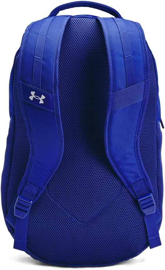 Under Armour Unisex-Adult Hustle 6.0 Backpack, Royal/Royal/Metallic Silver - Image 2
