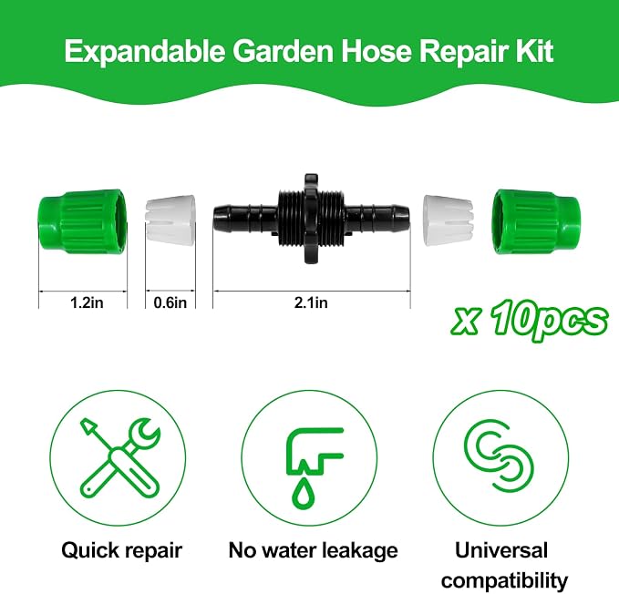 Vodolo Expandable Garden Hose Repair Kit - Image 2