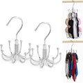 Rotatable Belt Hanger & Closet Organizer, 2 Pack by Unknown