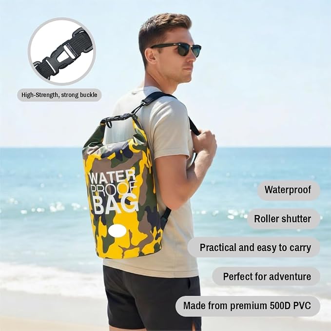 Waterproof Backpack Roll Top Dry Bag Set of 3 – PVC Dry Bags Waterproof - Image 3