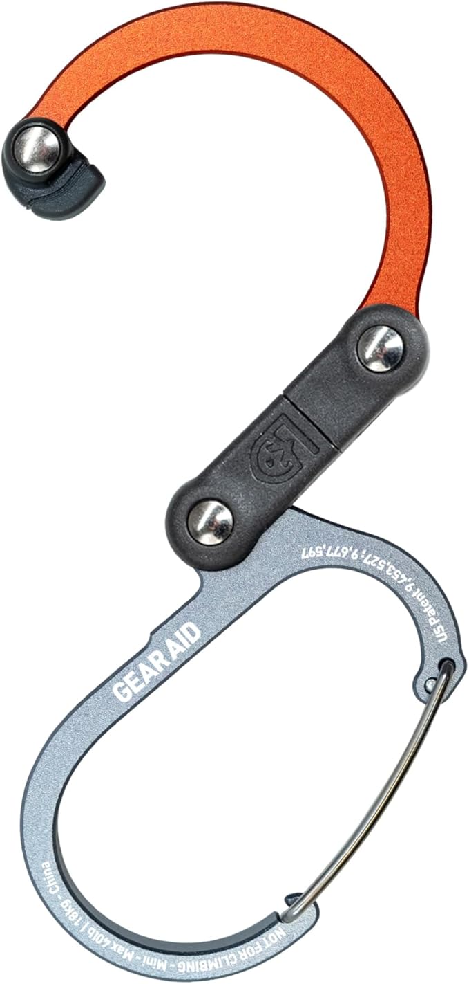 GEAR AID HEROCLIP Carabiner Gear Clip and Hook, - Image 2