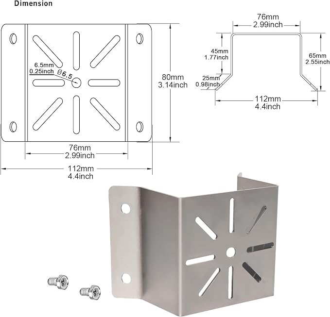 WiTi Exterior Outside Corner Wall Mount - Image 5
