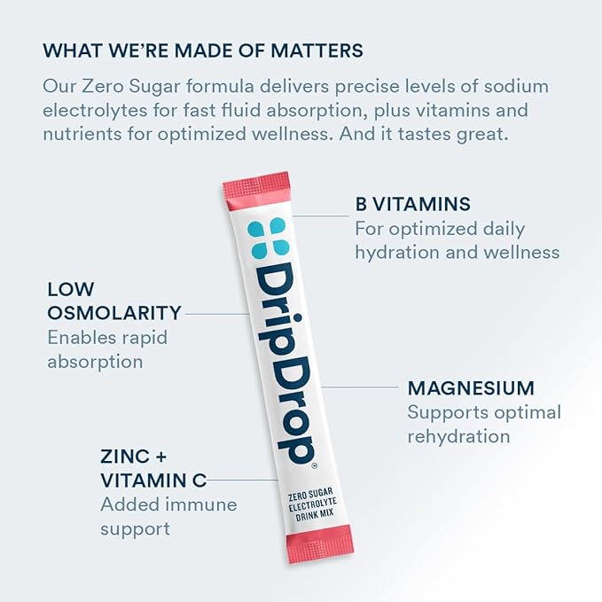 DripDrop Sugar Free Hydration Packets - Image 4