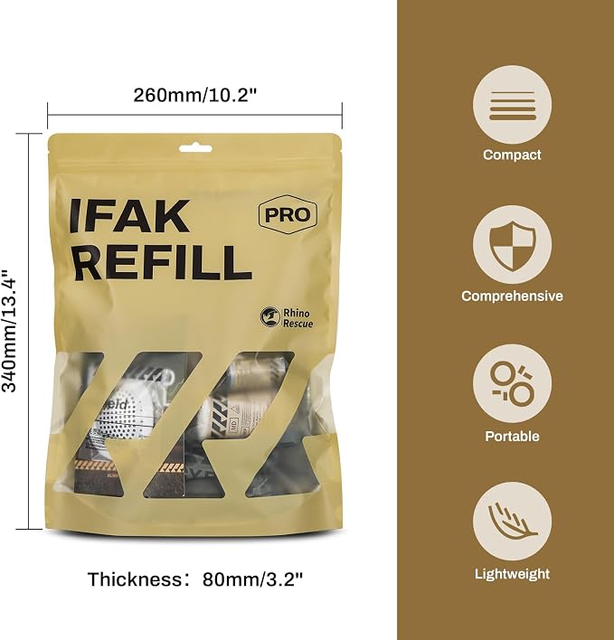 RHINO RESCUE IFAK Refill Kit 17Pcs - Image 6