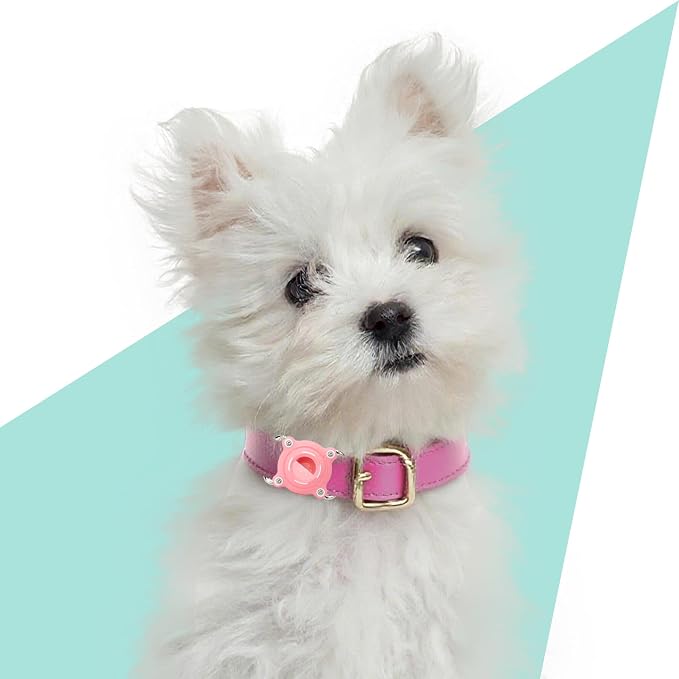 Waterproof Dog Collar Holder for Airtag Pink – Ultra-Durable, Shockproof Case - Image 2