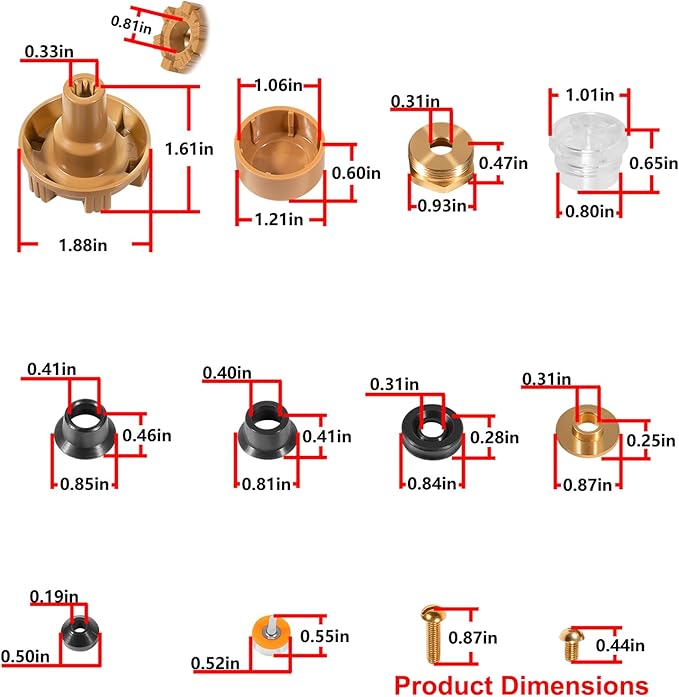 RK-17MH Repair Kit Metal Handle, Outside Faucet, Compatible - Image 6