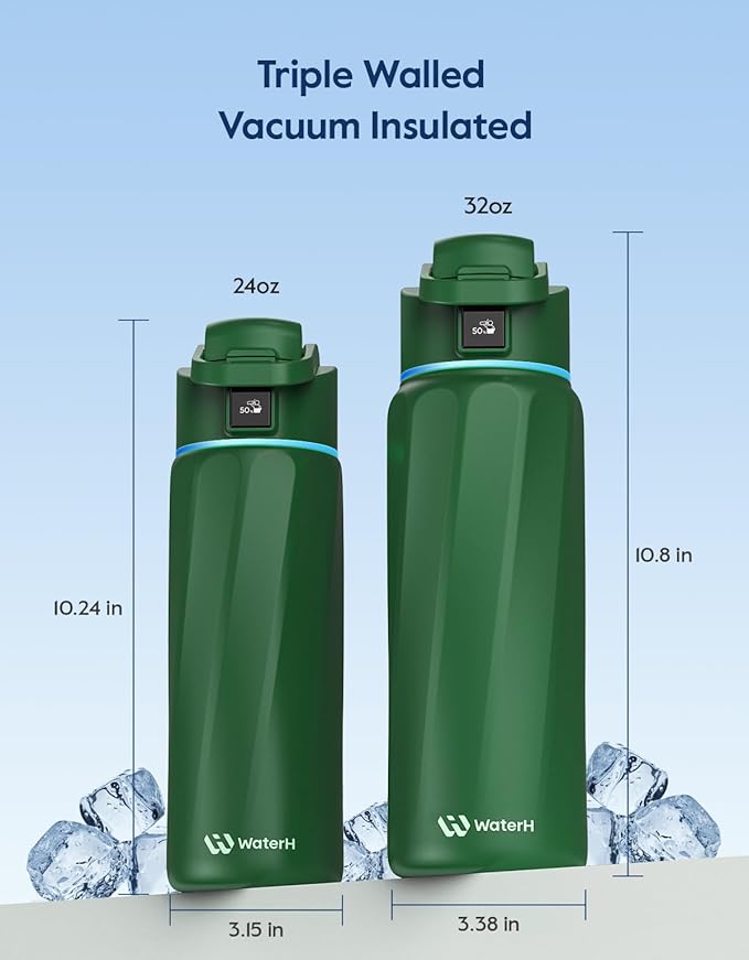 BOOST Smart Water Bottle with Reminder & Tracker, Double Wall Vacuum Insulated - Image 4