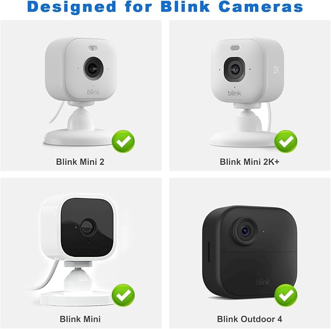 Blink Mini 2 Camera Mount, No Drilling Wall Mount Compatible - Image 2