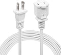 5 FT Extension Cord, 18 AWG Small Polarized Male-Female Power Cable by Yeatel
