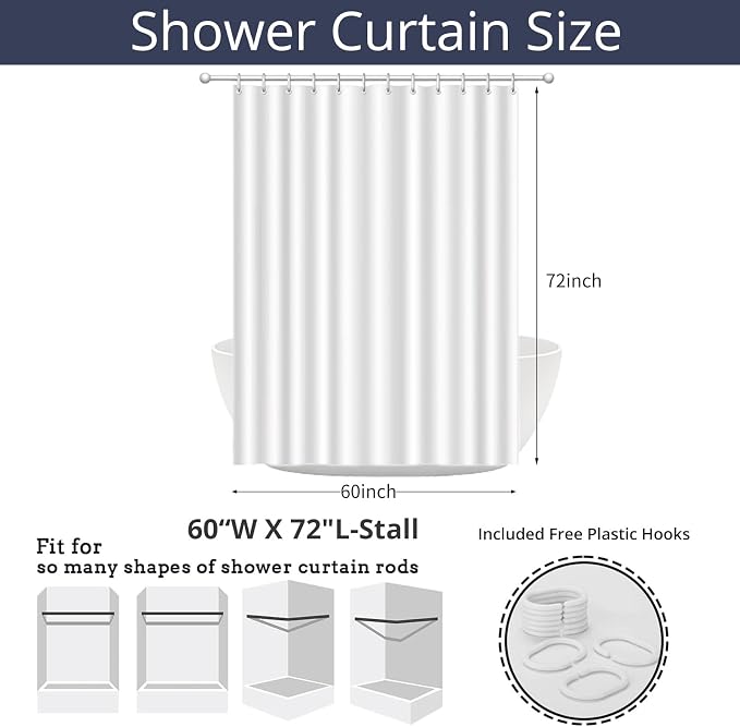 Purple Bow Shower Curtain - Image 7