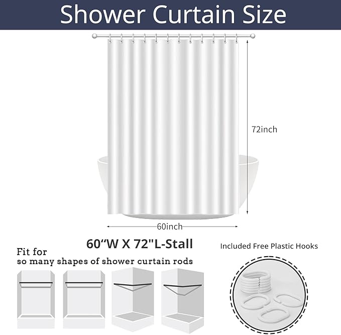 Black Bow Shower Curtain - Image 7