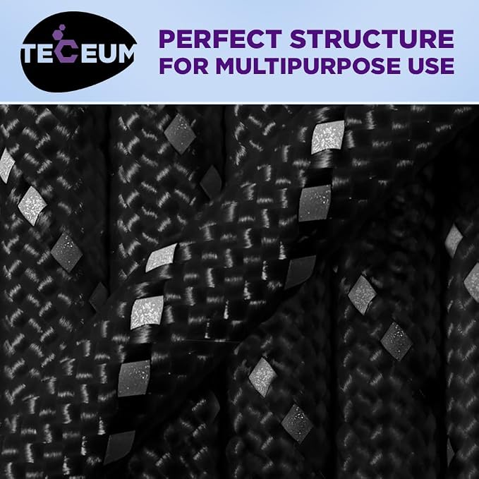 TECEUM Reflective Paracord Rope 1000 – 1000ft/200ft/100ft/50ft – 40+ Colors – - Image 8