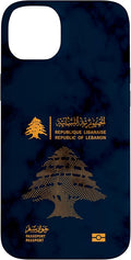 Lebanon, Lebanon Passport, Lebanon Flag, Lebanon map. Case by Unknown