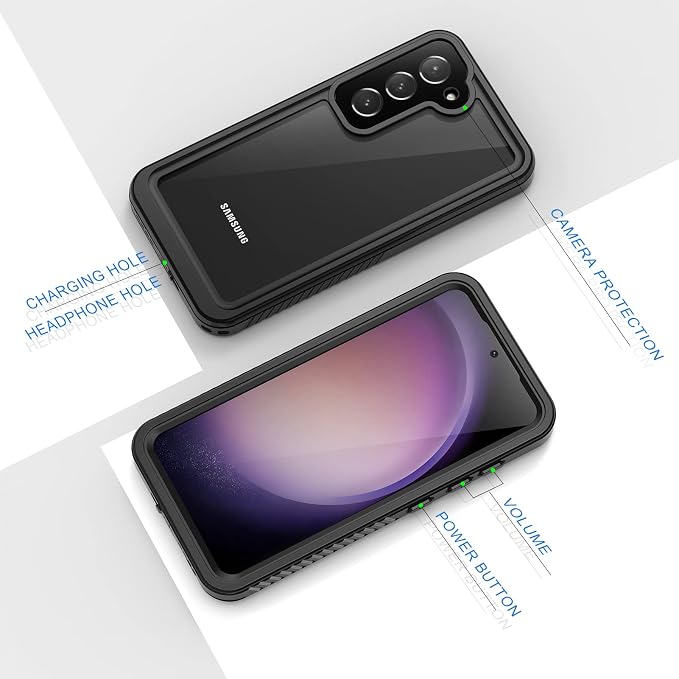Lanhiem Magnetic for Samsung Galaxy S23+ Plus Phone Case, IP68 Waterproof - Image 6