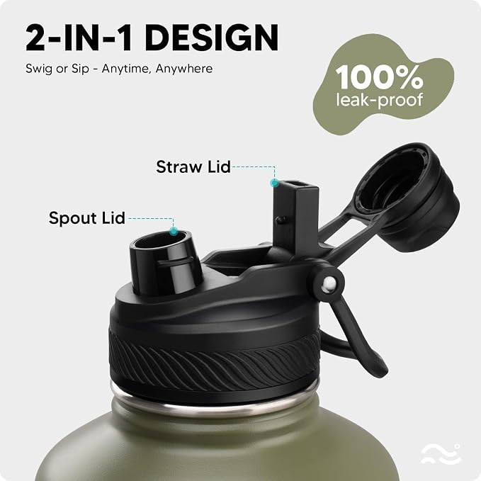 Swigina 64 oz Insulated Water Bottle - Image 2