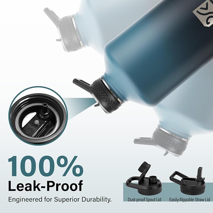 DYSANKY 1 Gallon Insulated Water Bottle | Upgraded Thickened Stainless Steel - Image 7