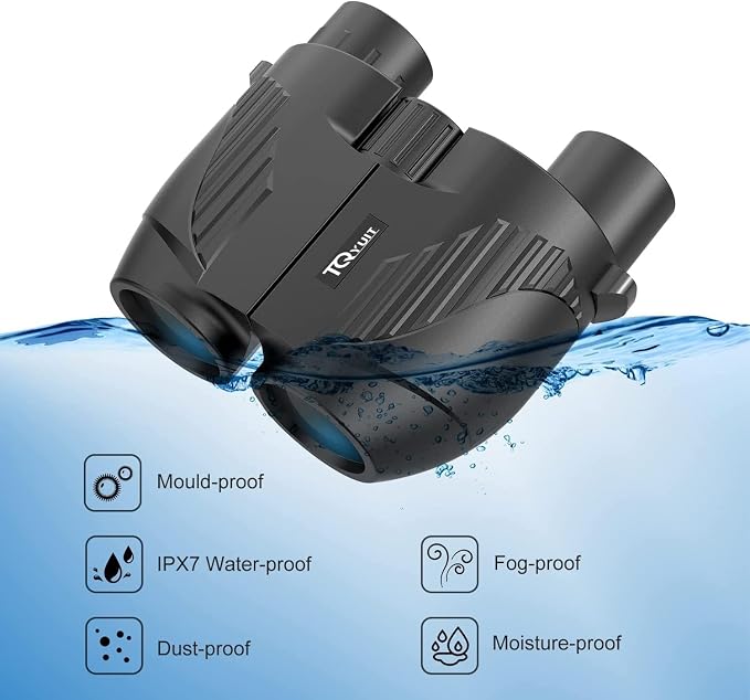 20X25 Compact Binoculars for Adults, Large Eyepiece Waterproof Binocular - Image 6