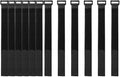 YiwerDer 1 x 12" Hook and Loop Reusable Fastening Nylon Cable Straps, Durable by YiwerDer