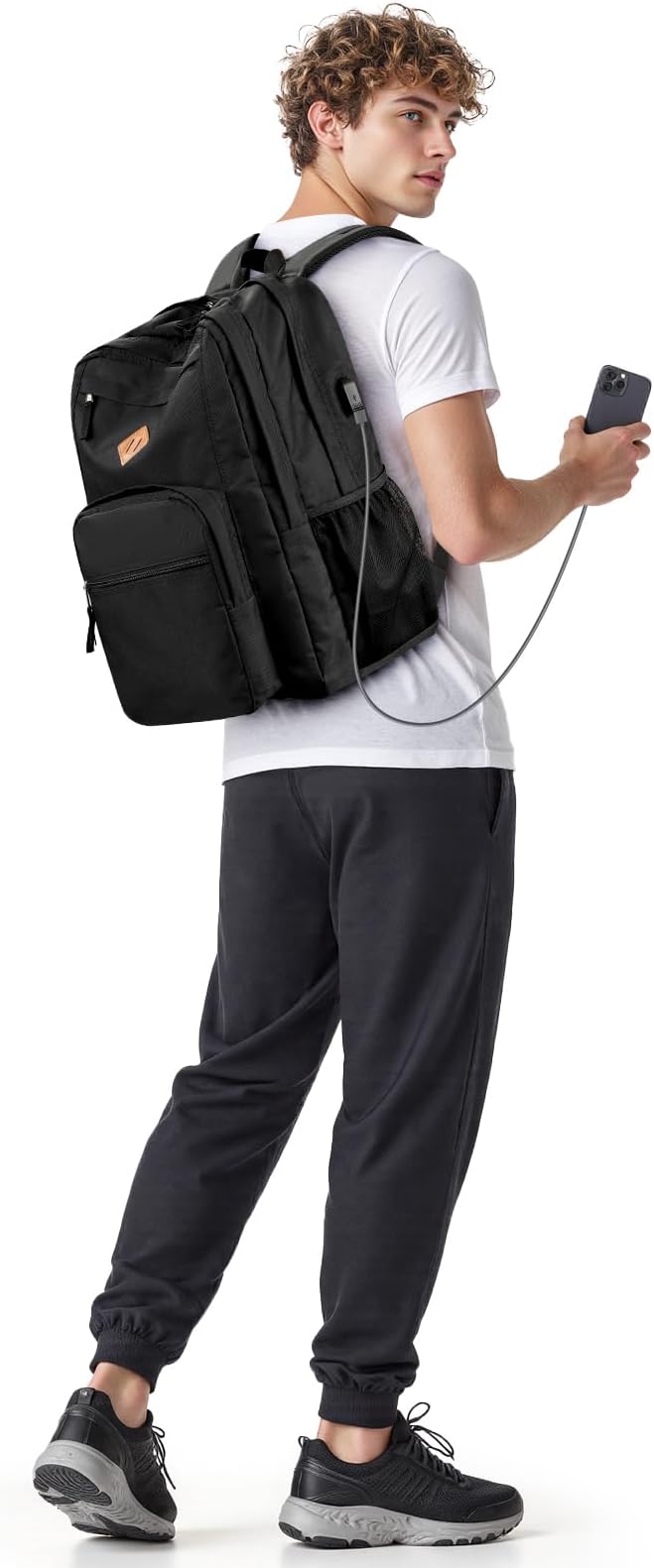 ZORFIN 36L Backpack for College, and Travel: Water Resistant Bookbag - Image 2