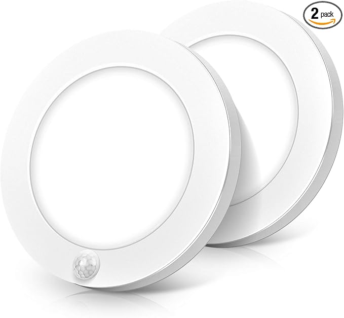 Motion Sensor LED Ceiling Light, 15W & 1200LM, 3 Colors in 1, 7.5inch Flush by Brightever