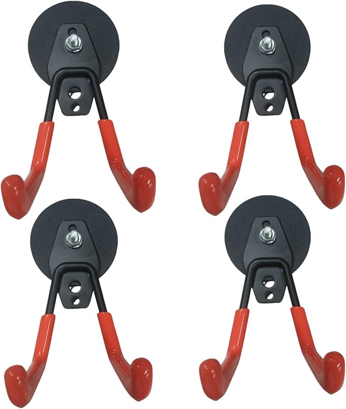 Heavy Duty Magnetic Hooks, Magnet Garage Storage Hooks 4 Pack - Image 8