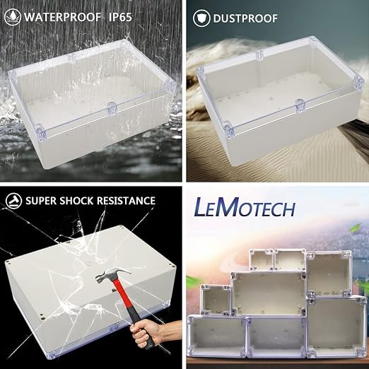 LeMotech ABS Plastic Junction Box Dustproof Waterproof IP65 Electrical - Image 7