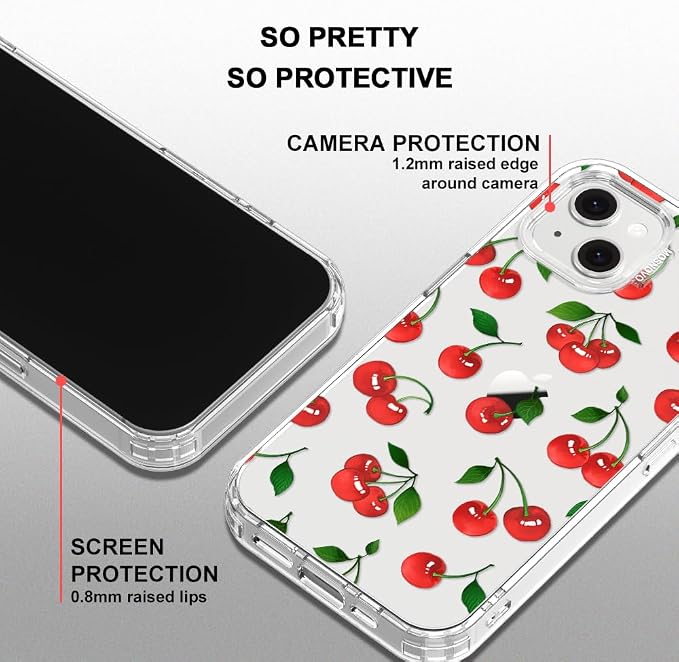 MOSNOVO for iPhone 13/14 Case | Military Grade 6.6ft Drop Tested | Clear - Image 5