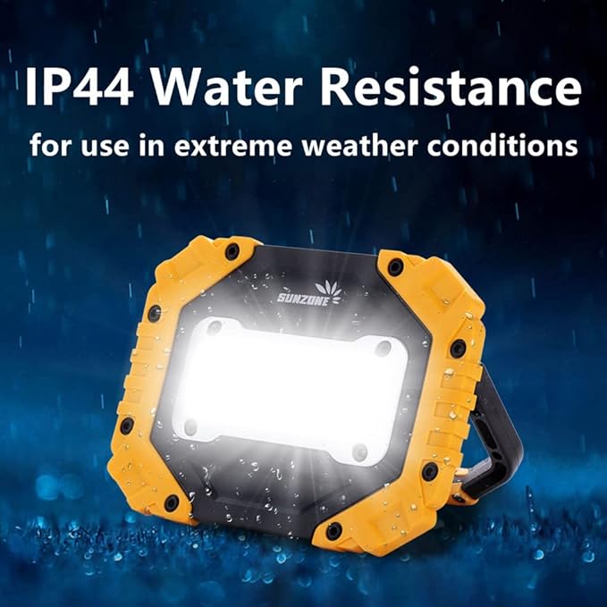 Sunzone Portable LED Work Light, AA Battery Powered Flood Lights, Super Bright - Image 4