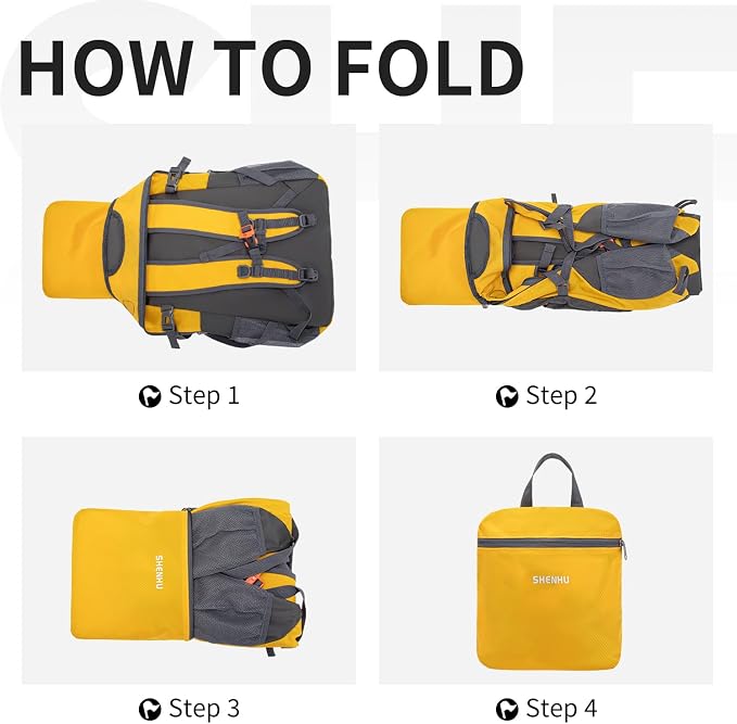 40L Hiking Backpack Lightweight Daypack Waterproof Travel Camping Backpack - Image 5