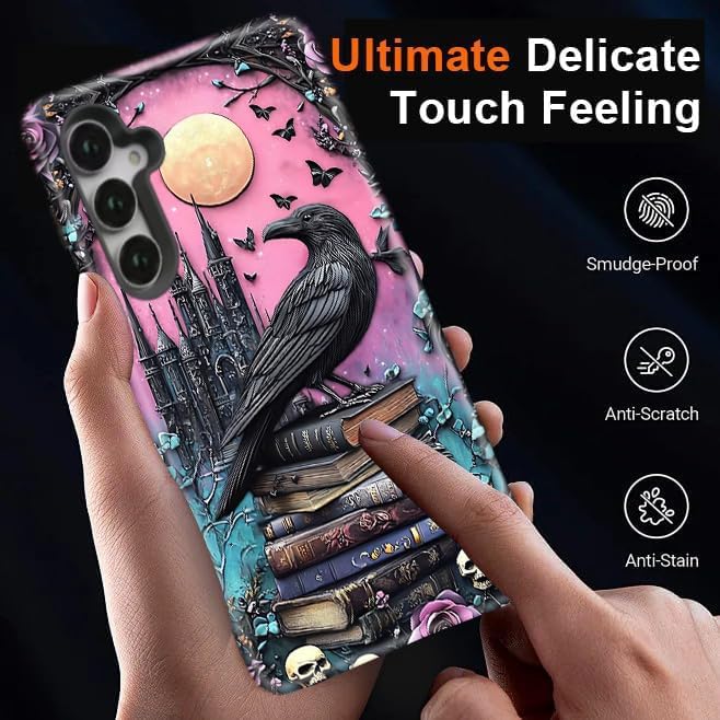 Compatible for Samsung Galaxy S25 Plus 5G Case, Dual Layer Heavy Duty 2 in 1 - Image 7