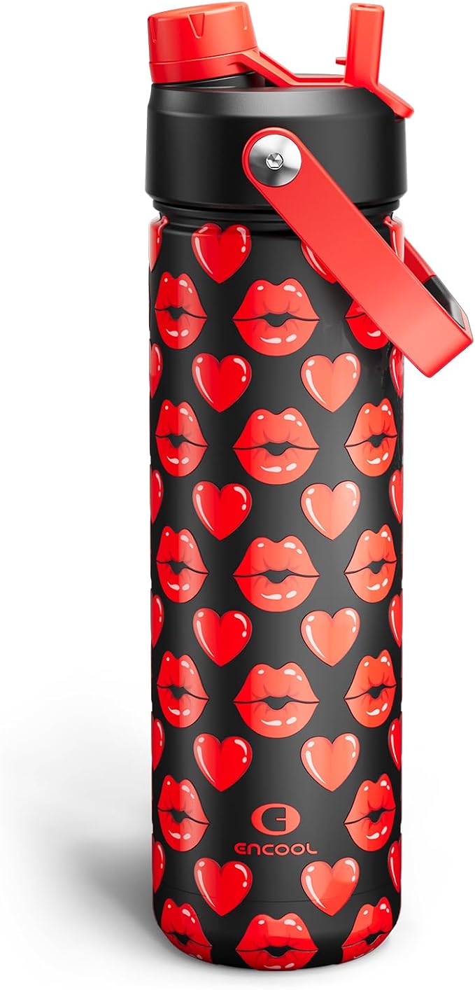 ENCOOL Valentine's Day Insulated Water Bottle by ENCOOL