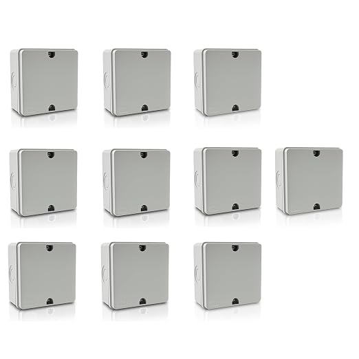 NineLeaf Junction Box, Waterproof Electrical Box IP66 Water Resistant Dustproof by NineLeaf